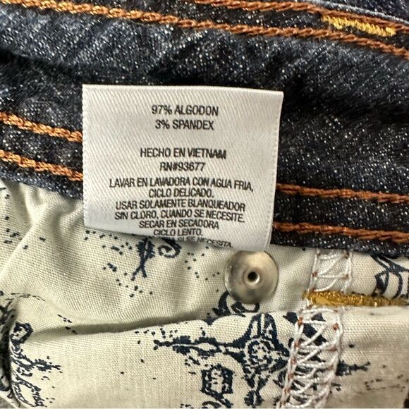 Decree Straight Leg Dark Wash Jeans SZ 15 - Picture 9 of 10